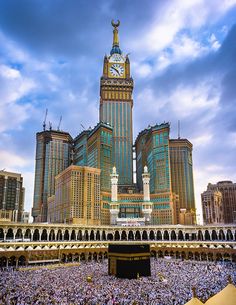 The Abraj Al-Bait Towers (Makkah Royal Clock Tower Hotel) in Mecca